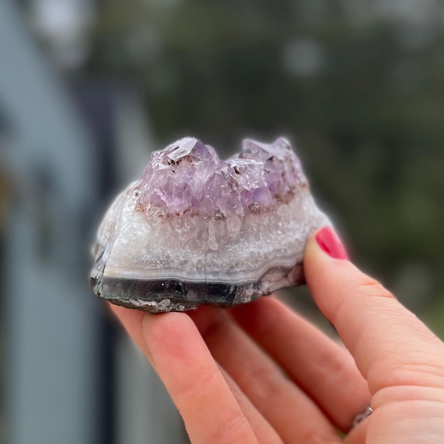 Purple Amethyst Cluster - 17 - Starseed Collective