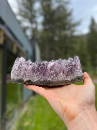 Purple Amethyst Cutbase - 196 - Starseed Collective