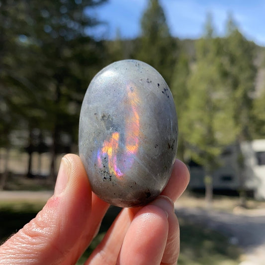 Purple Labradorite Palm - 15A - Starseed Collective