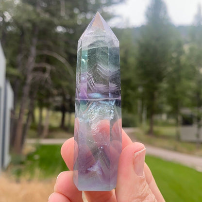 Rainbow Fluorite Tower - 30A - Starseed Collective