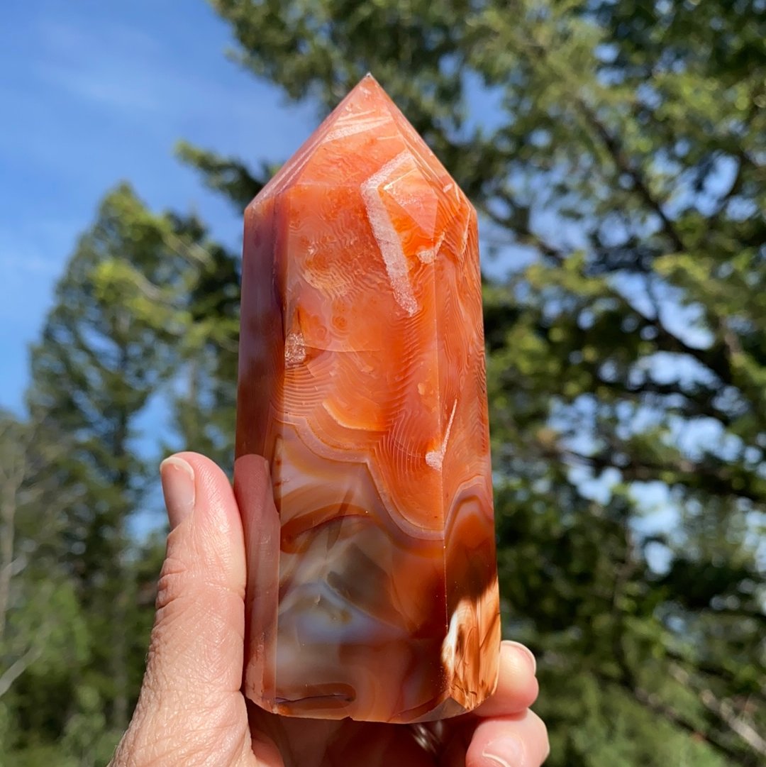 Red Carnelian Tower - 95 - Starseed Collective