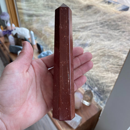 Red Jasper Tower - 63 - Starseed Collective
