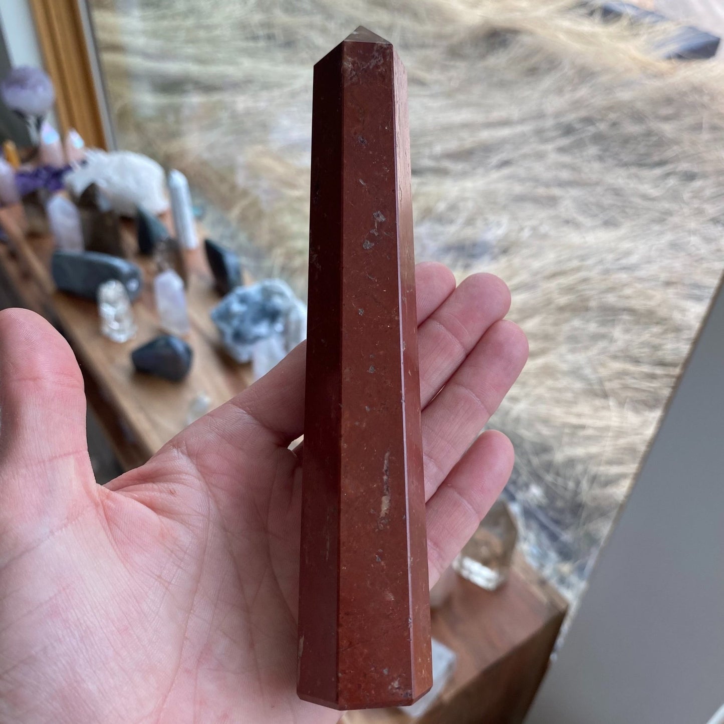 Red Jasper Tower - 65 - Starseed Collective