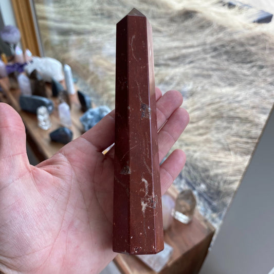 Red Jasper Tower - 69 - Starseed Collective