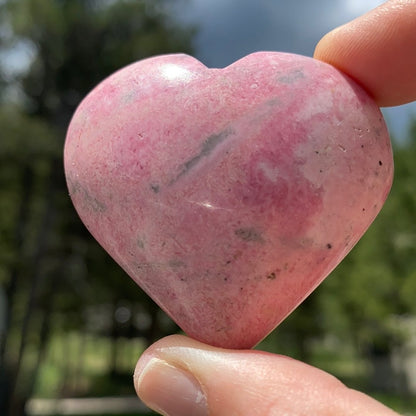 Rhodonite Heart - 19 - Starseed Collective