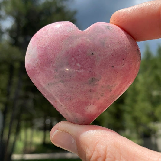 Rhodonite Heart - 19 - Starseed Collective
