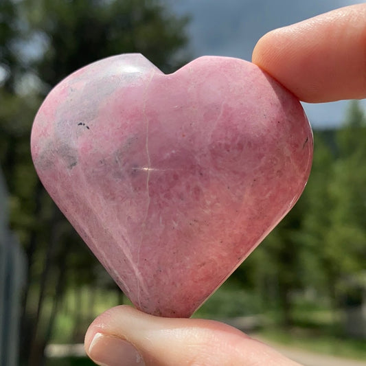 Rhodonite Heart - 26 - Starseed Collective