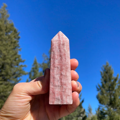 Rose Calcite Tower - 30 - Starseed Collective