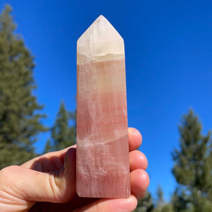 Rose Calcite Tower - 32 - Starseed Collective