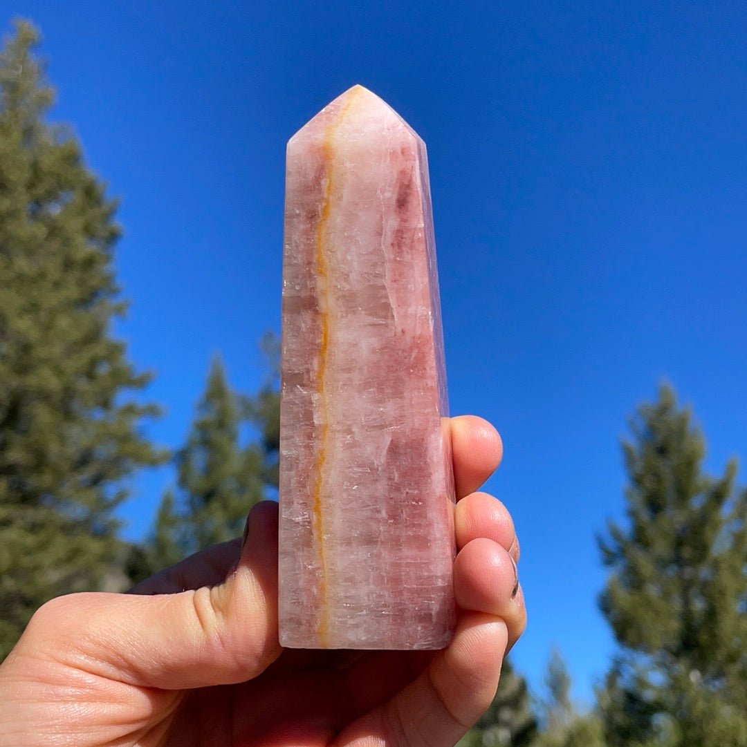 Rose Calcite Tower - 34A - Starseed Collective