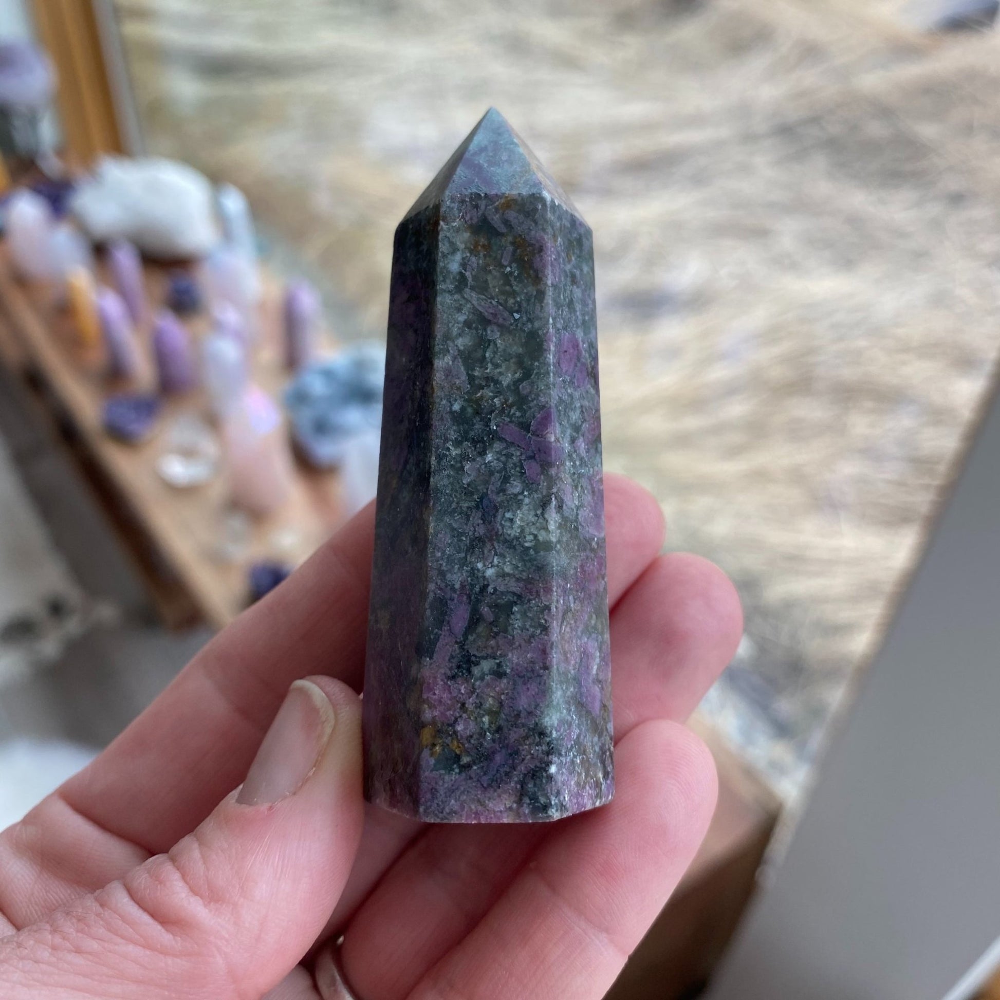 Ruby Kyanite Tower - 19 - Starseed Collective