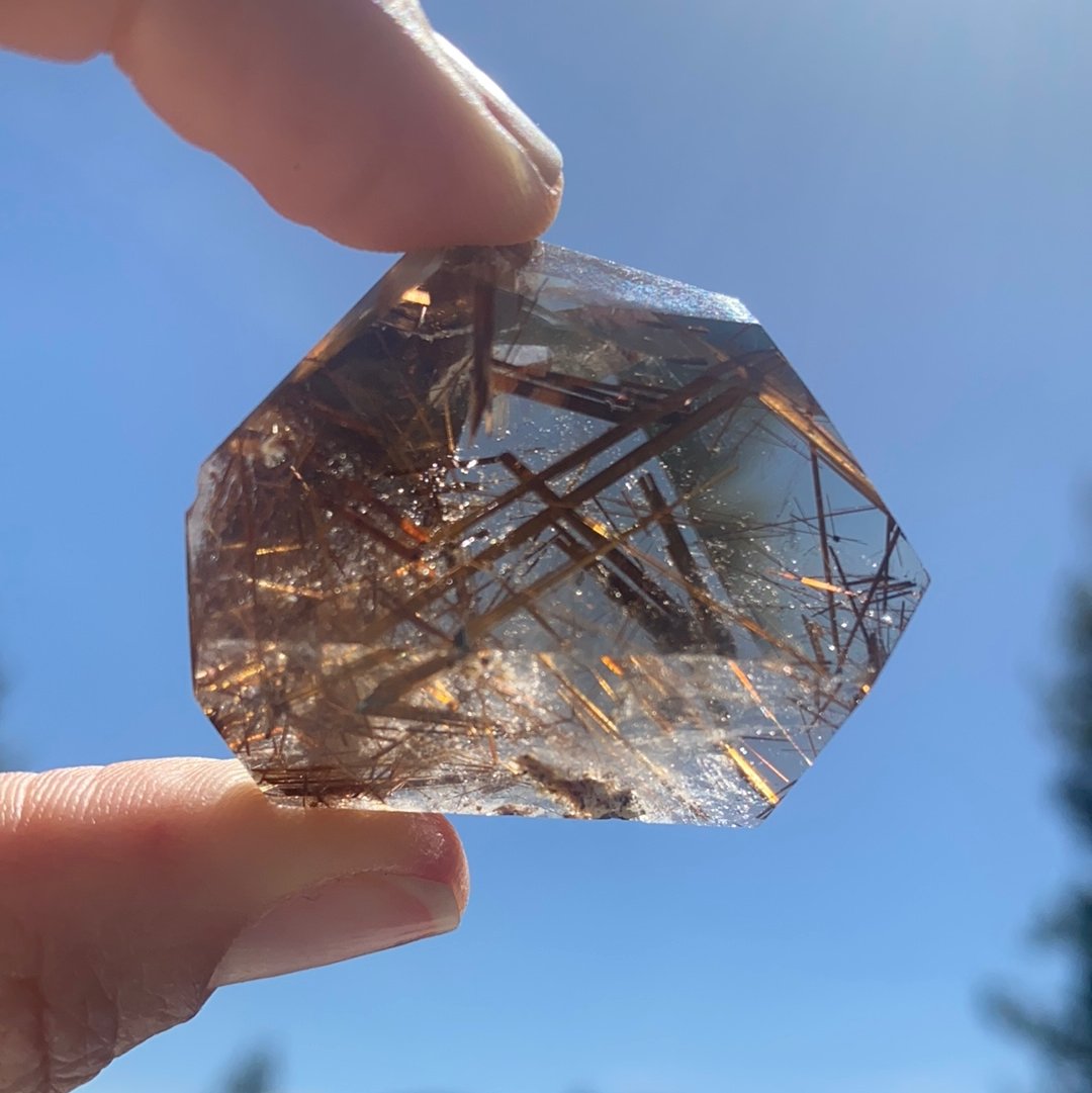 Rutilated Quartz Free Form - 39A - Starseed Collective