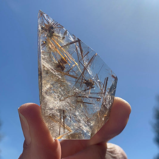 Rutilated Quartz Free Form - 57A - Starseed Collective