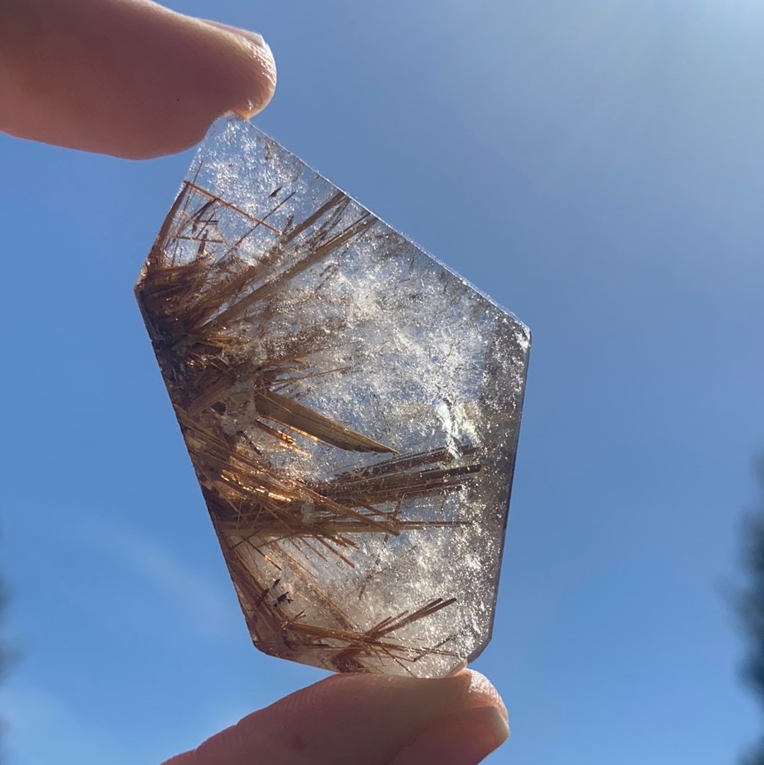 Rutilated Quartz Free Form - 57B - Starseed Collective
