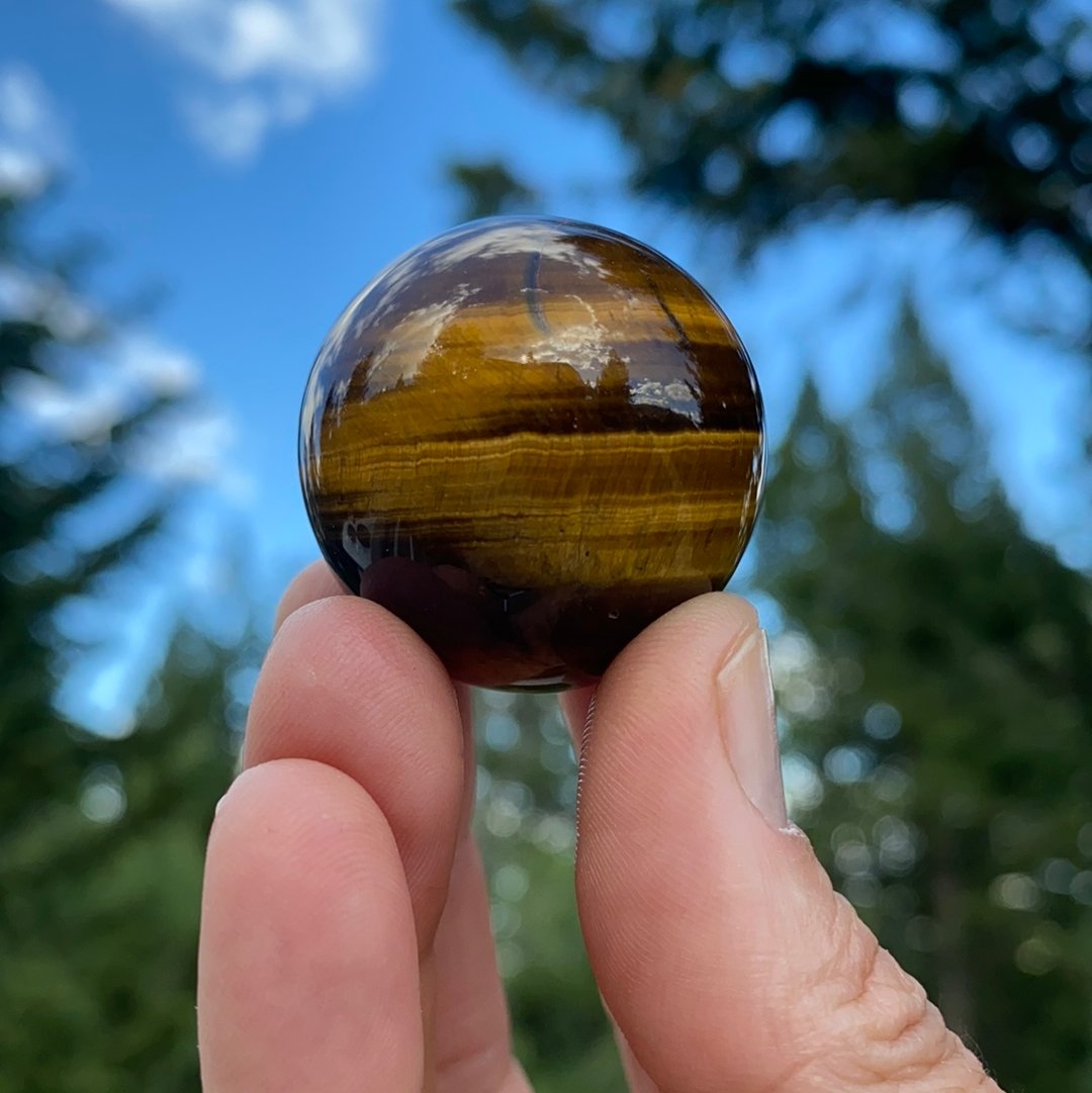 Tiger's Eye Sphere - 18C - Starseed Collective