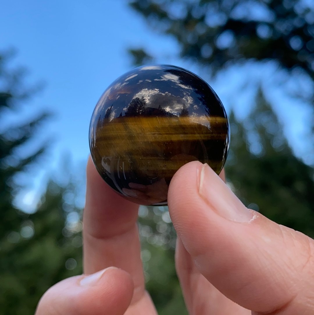 Tiger's Eye Sphere - 18D - Starseed Collective